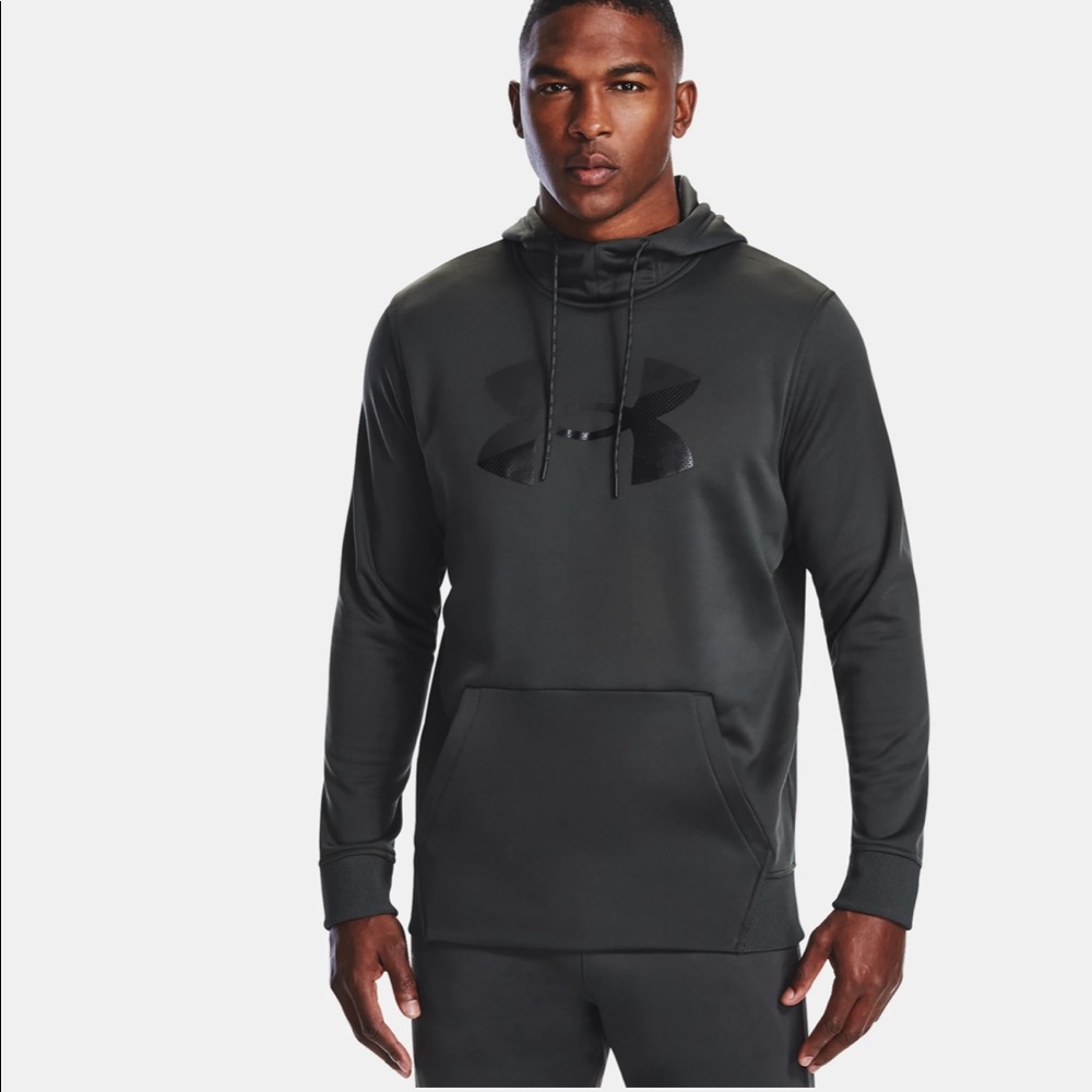 Men’s Armour fleece big logo hoodie